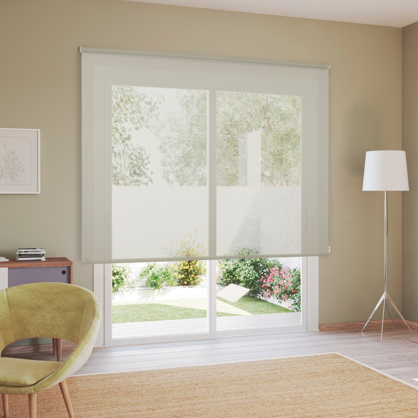 Estor Enrollable Motorizado Screen 350 - Apertura 10%