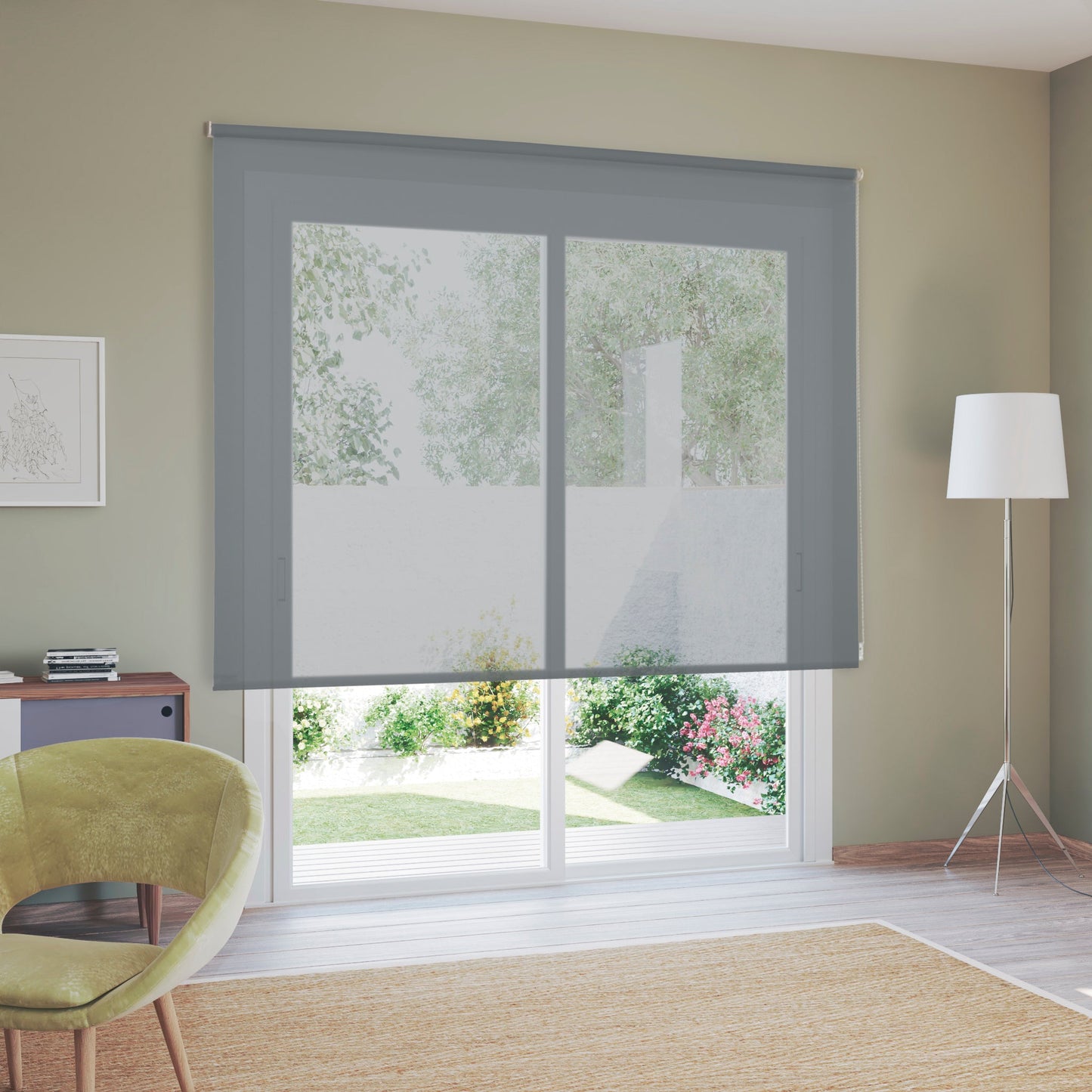 Estor Enrollable Motorizado Screen 350 - Apertura 10%