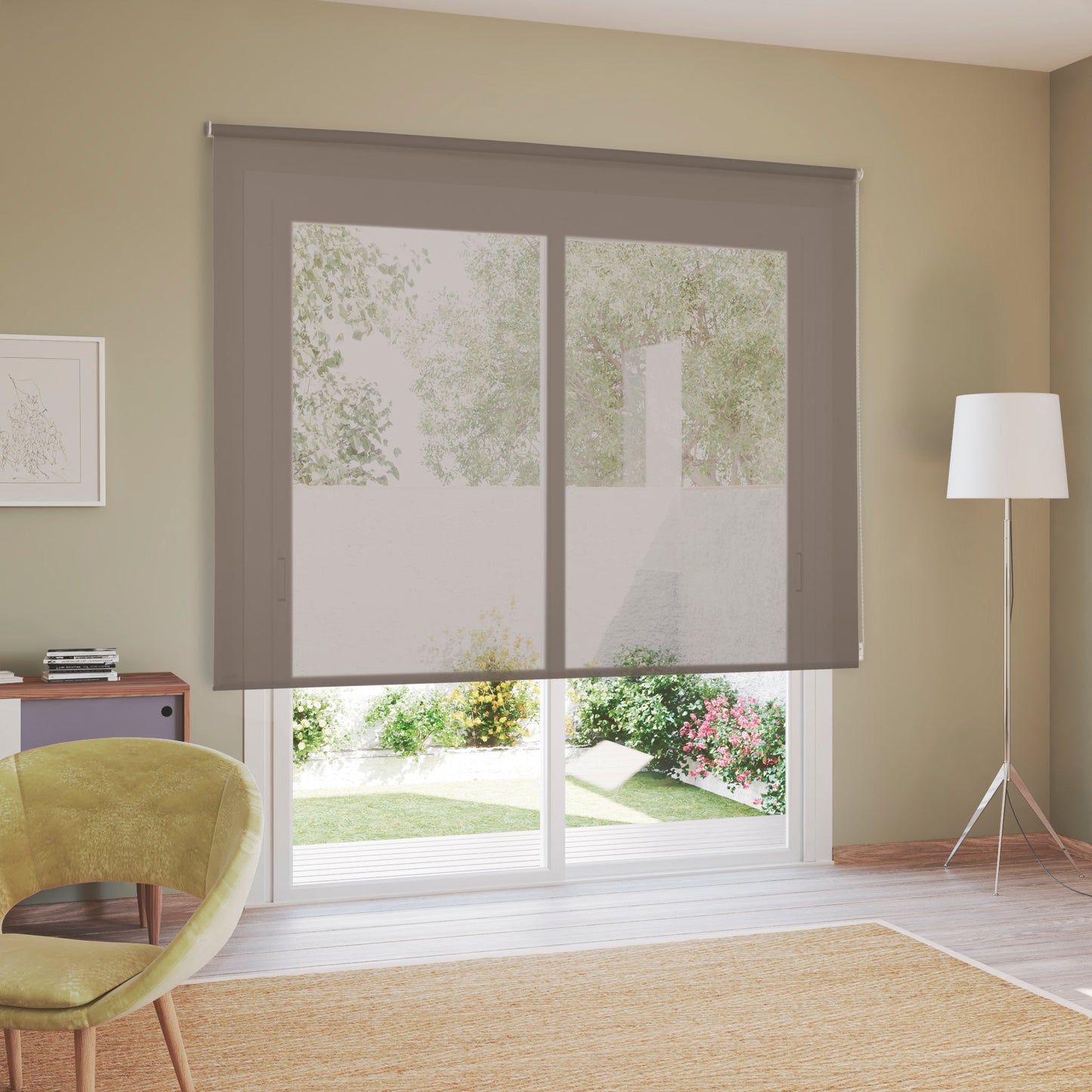Estor Enrollable Motorizado Screen 350 - Apertura 10%
