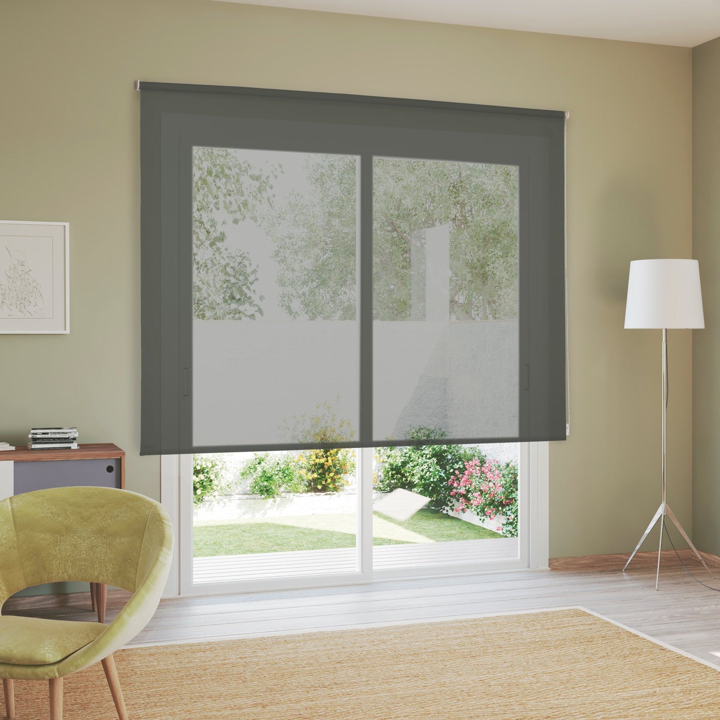 Estor Enrollable Motorizado Screen 350 - Apertura 10%