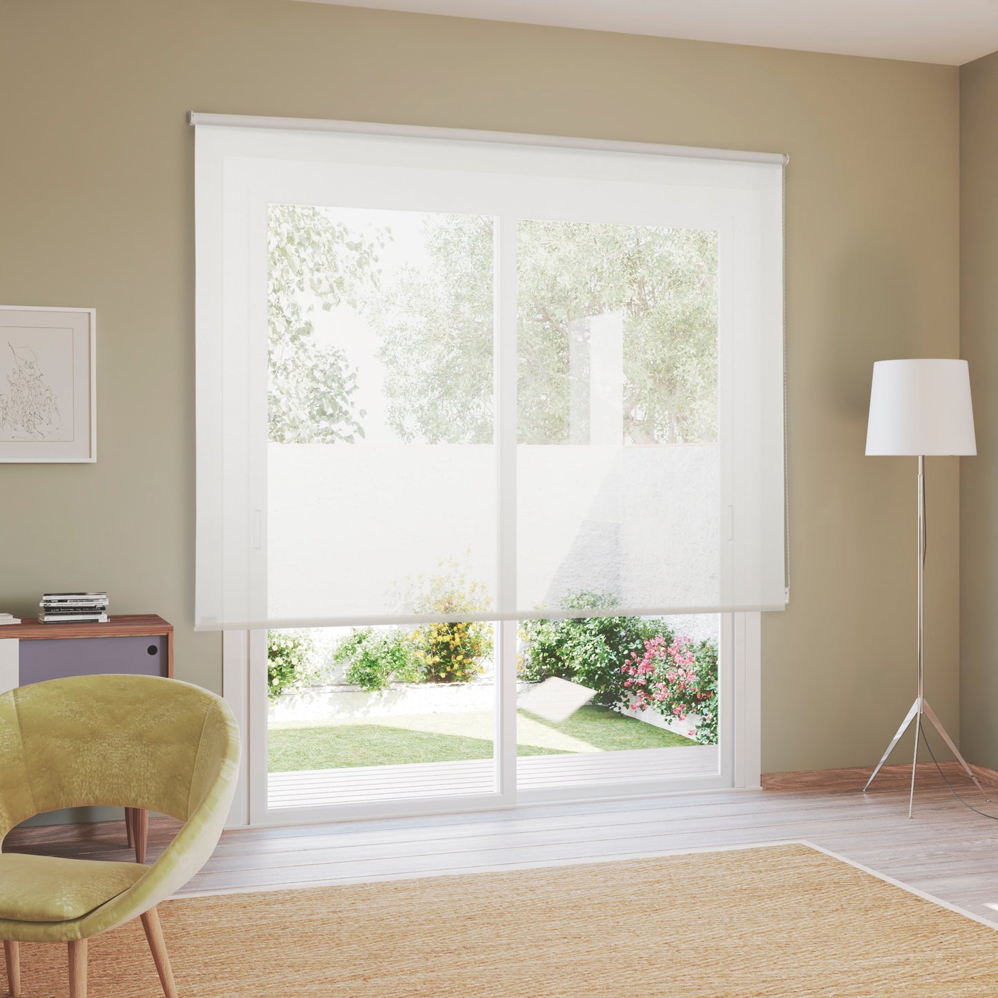 Estor Enrollable Motorizado Screen 350 - Apertura 10%