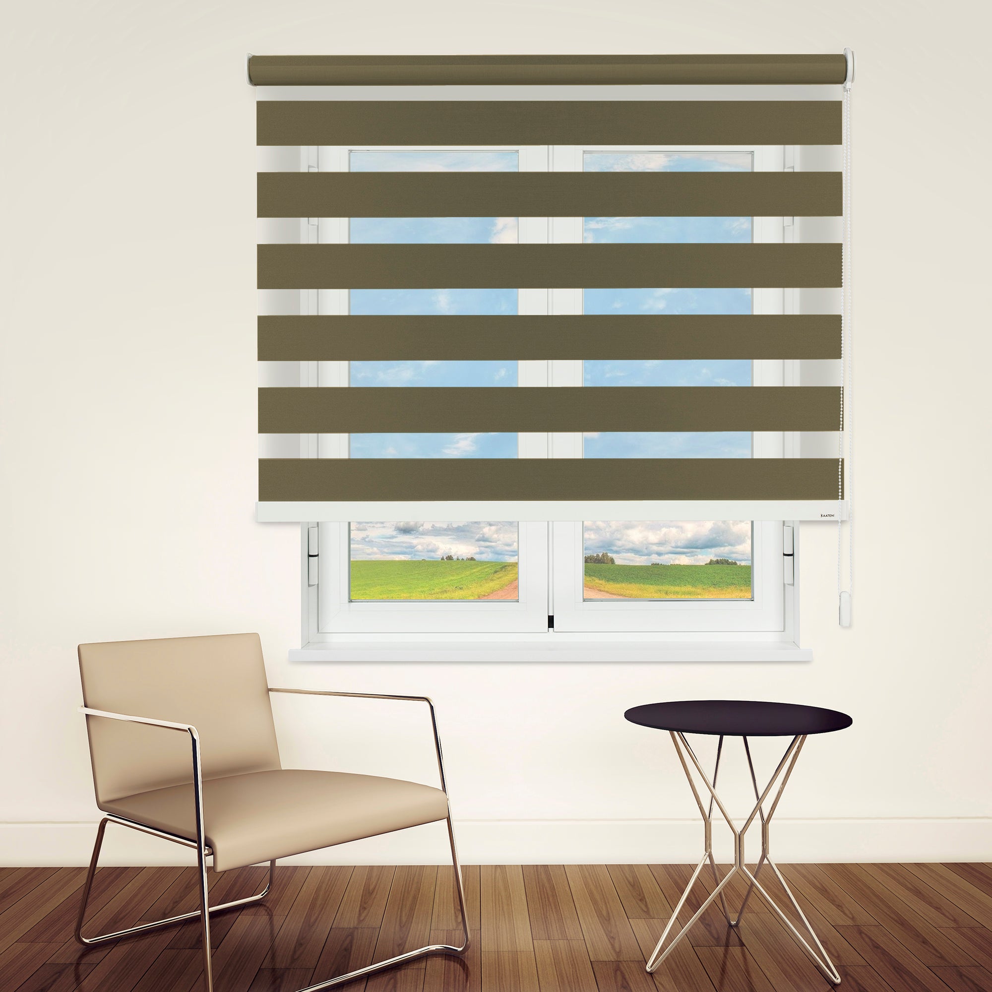 Estor Enrollable Noche y Día Minimal