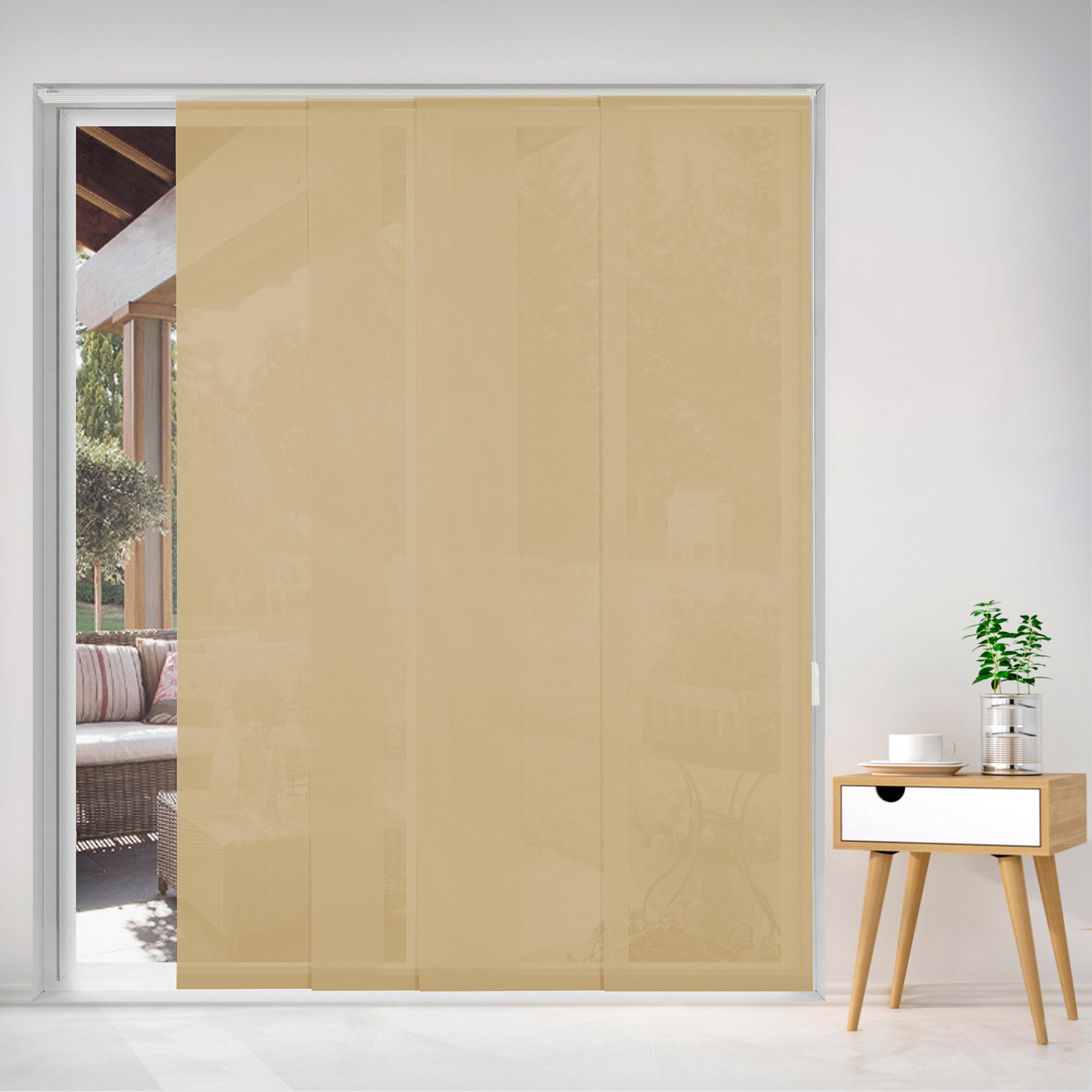 panel japones translúcido classic color ivory