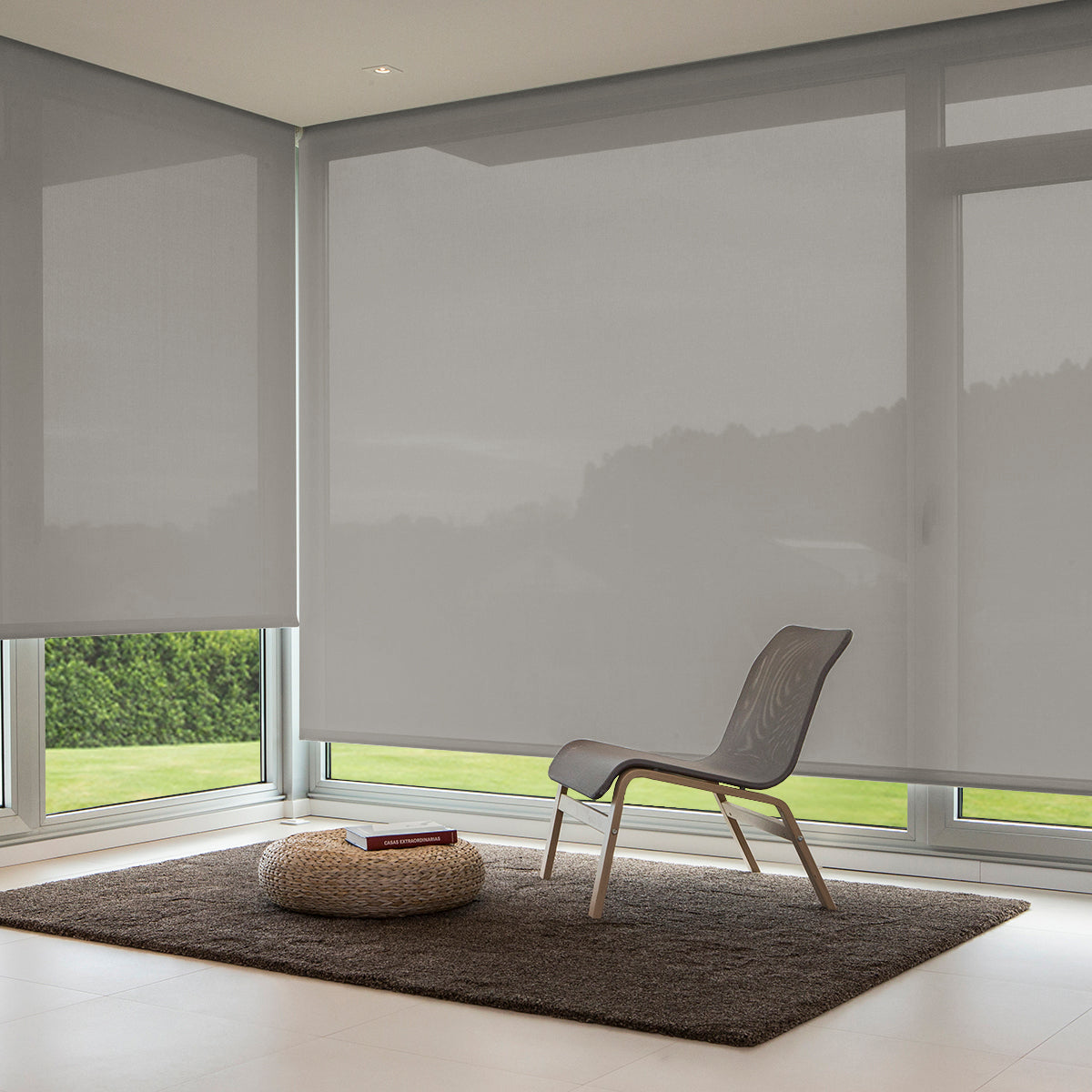 Estor Enrollable Motorizado Translúcido Light