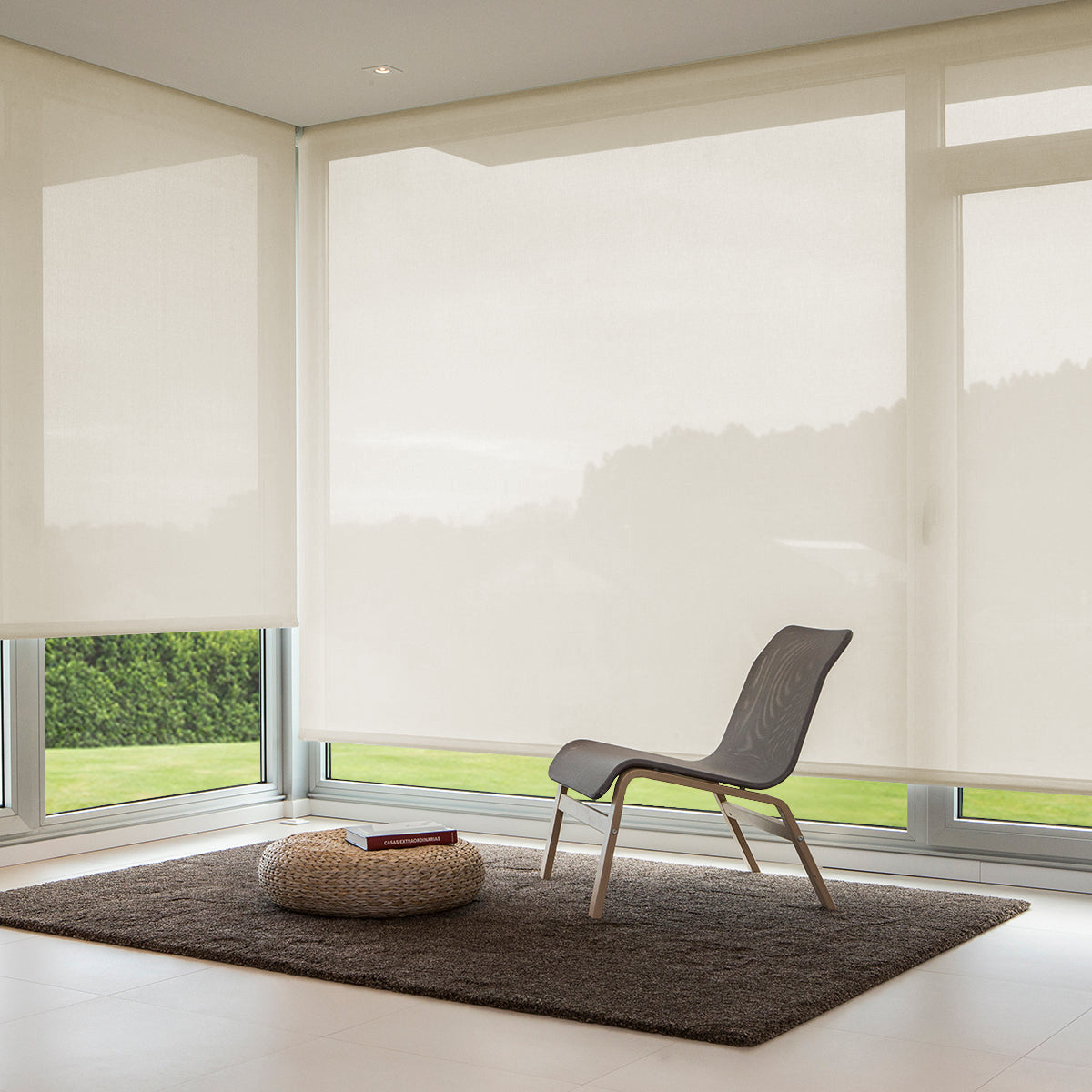 Estor Enrollable Motorizado Translúcido Light