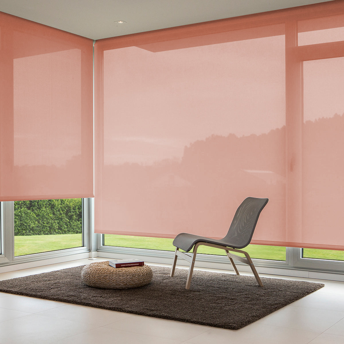 Estor Enrollable Motorizado Translúcido Light