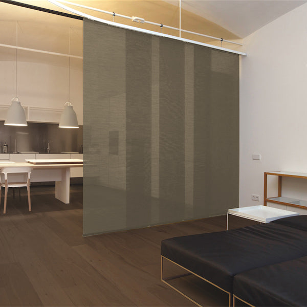 panel japonés sostenible color cinder ideal para separar ambientes