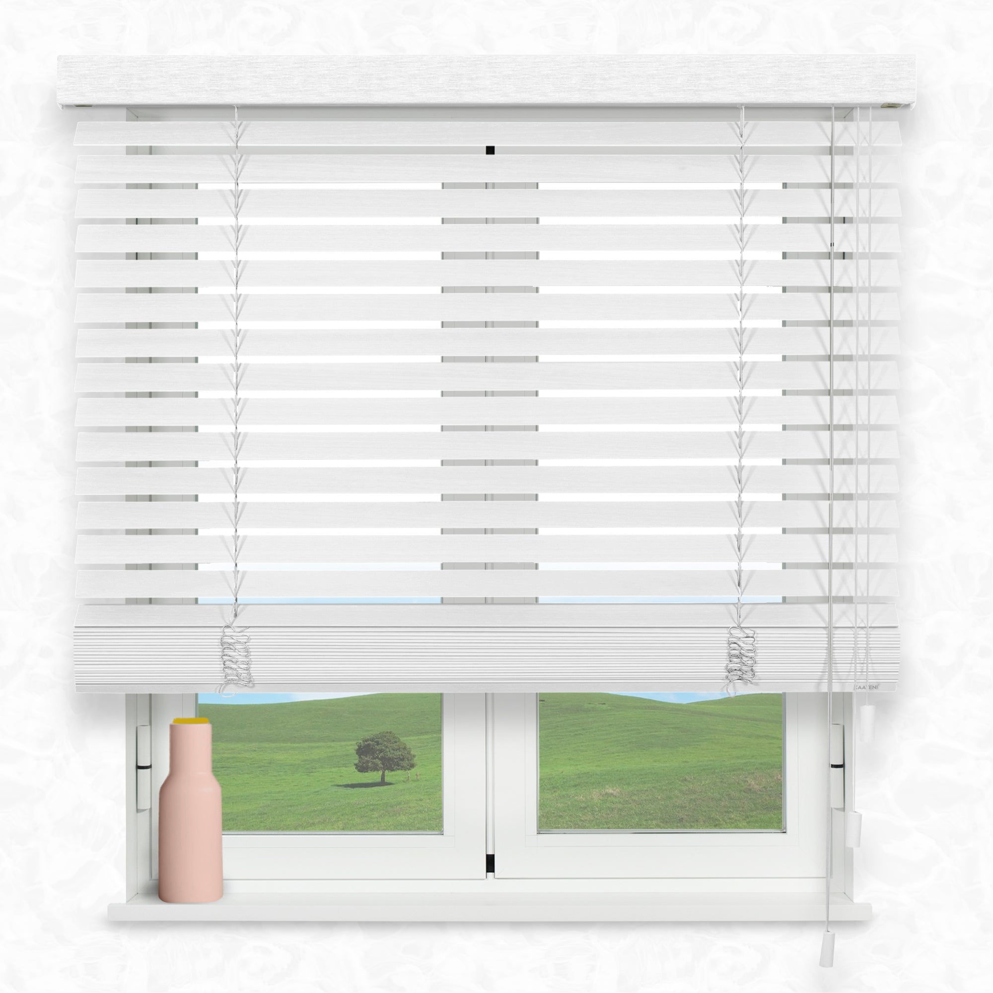 Foto Veneciana de Madera Color White