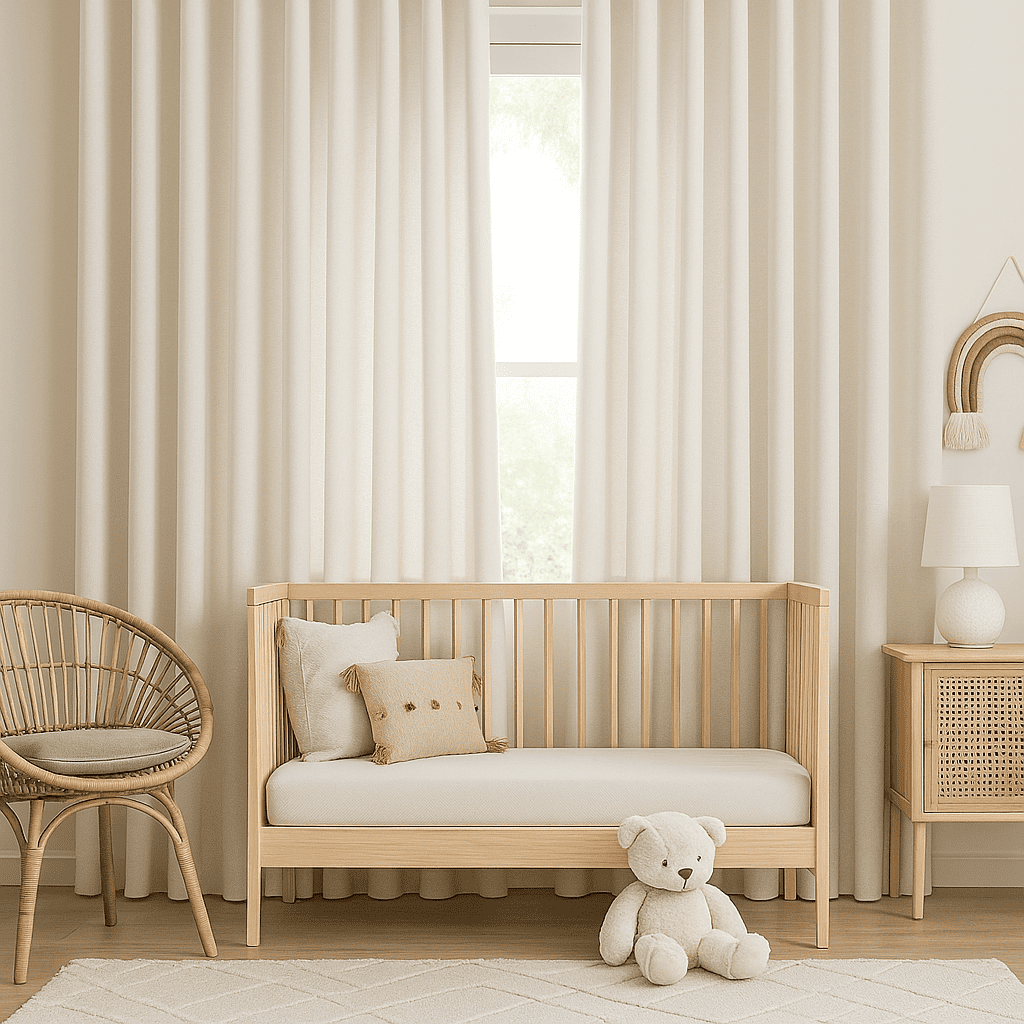 Cortina Onda Perfecta + Riel Translúcido Amber