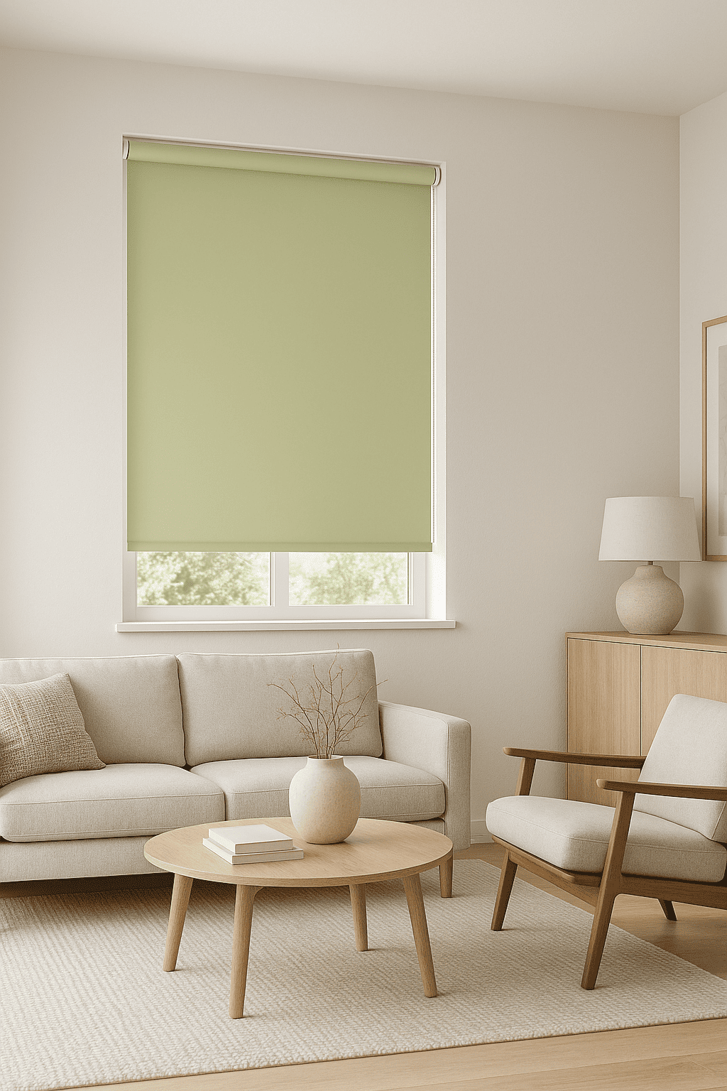 Estor Enrollable Opaco Térmico Verde Lima