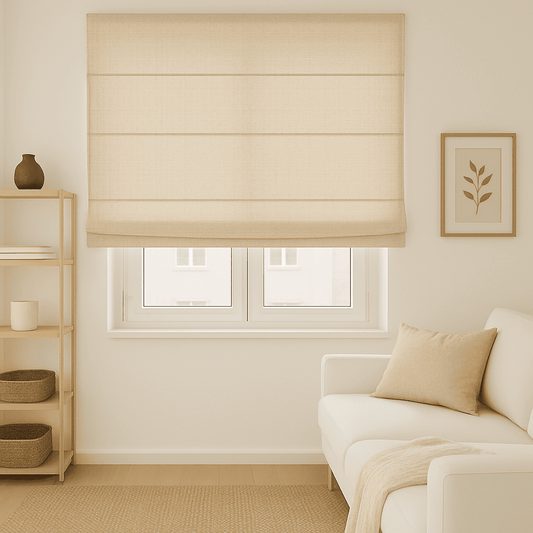 Estor Plegable Textura Lino Translúcido Esencia