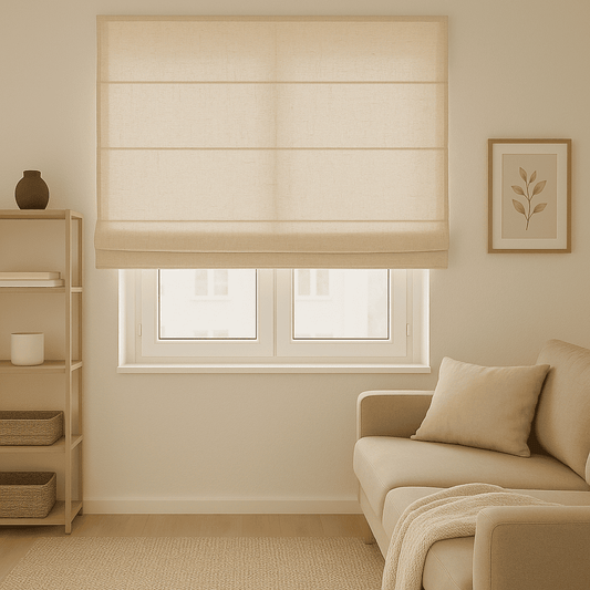 Estor Plegable Translúcido Esencia Textura Lino