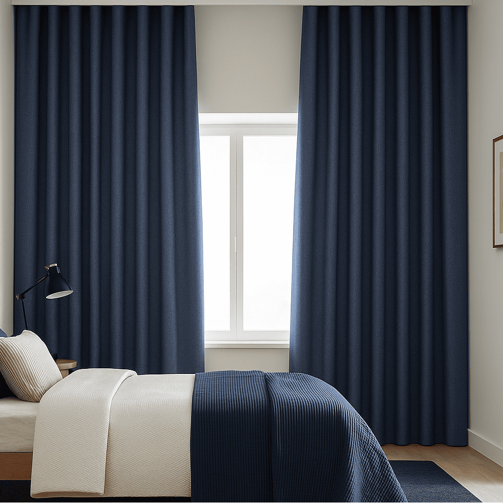 Cortina Onda Perfecta + Riel Opaco Moon