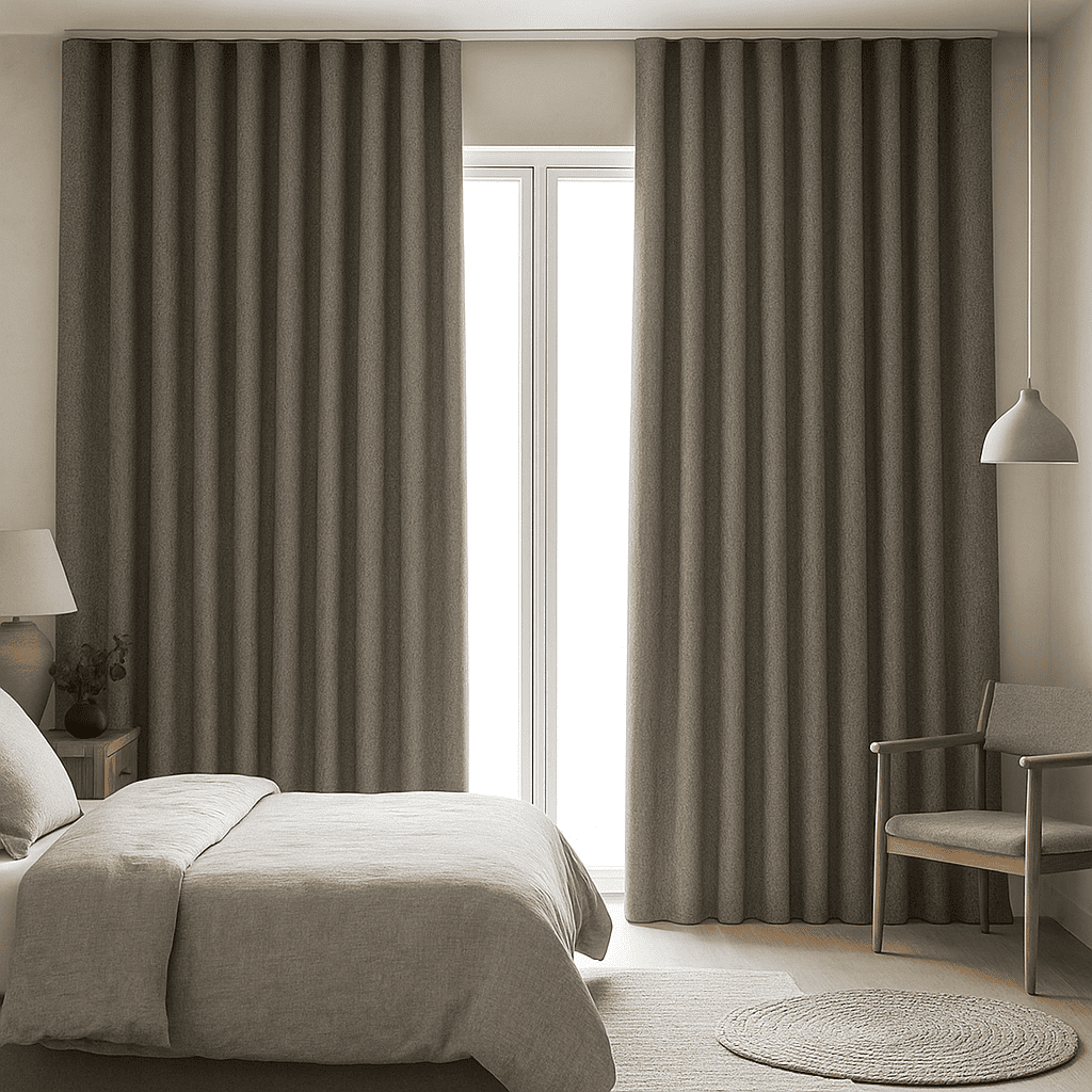 Cortina Onda Perfecta + Riel Opaco Moon